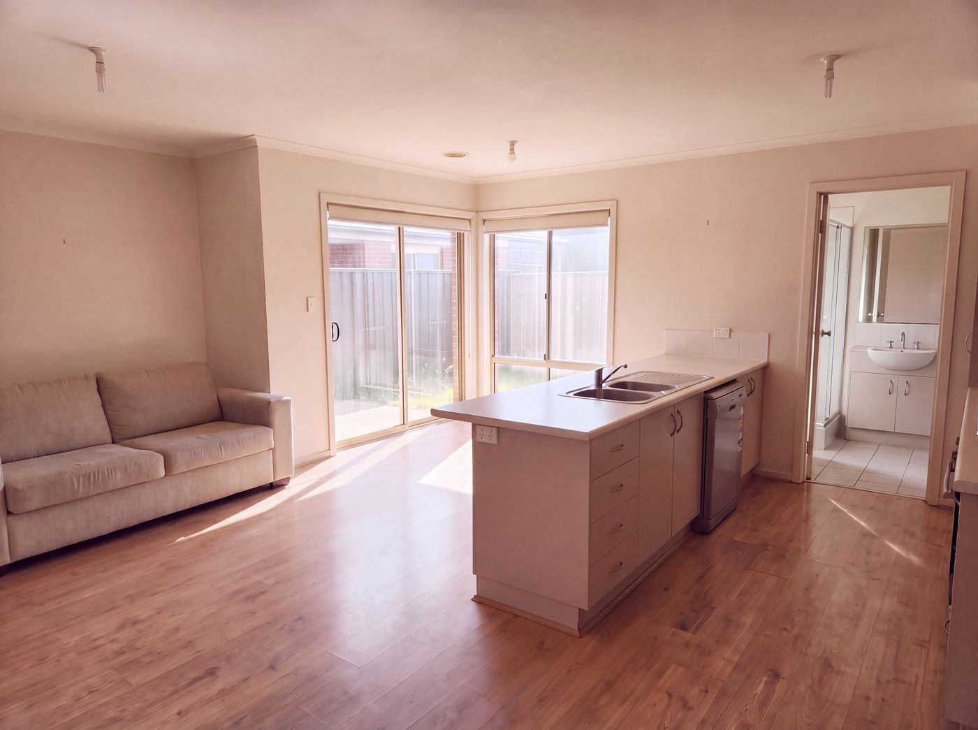 End of lease living area after Sweeper Clean service